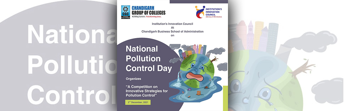 A Competition on “National Pollution Control Day” DATE (2nd December, 2021) 
