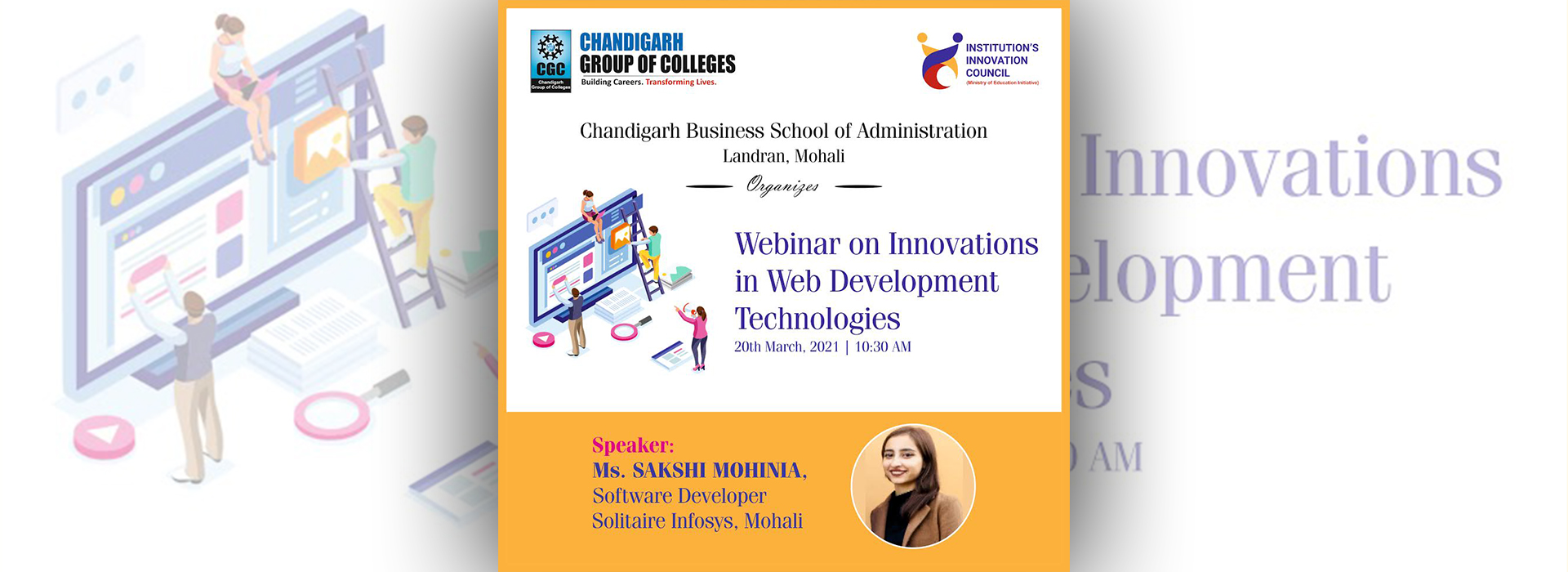 Webinar on Innovations in Web Development Technologies 