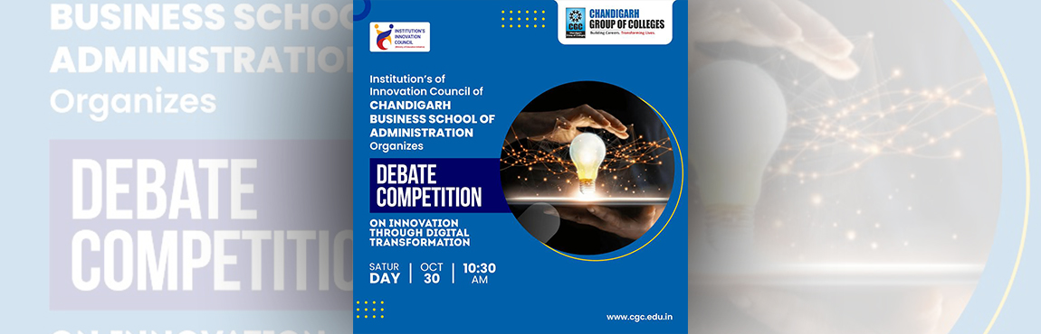 Debate Competition on ‘Innovation through Digital Transformation’ 