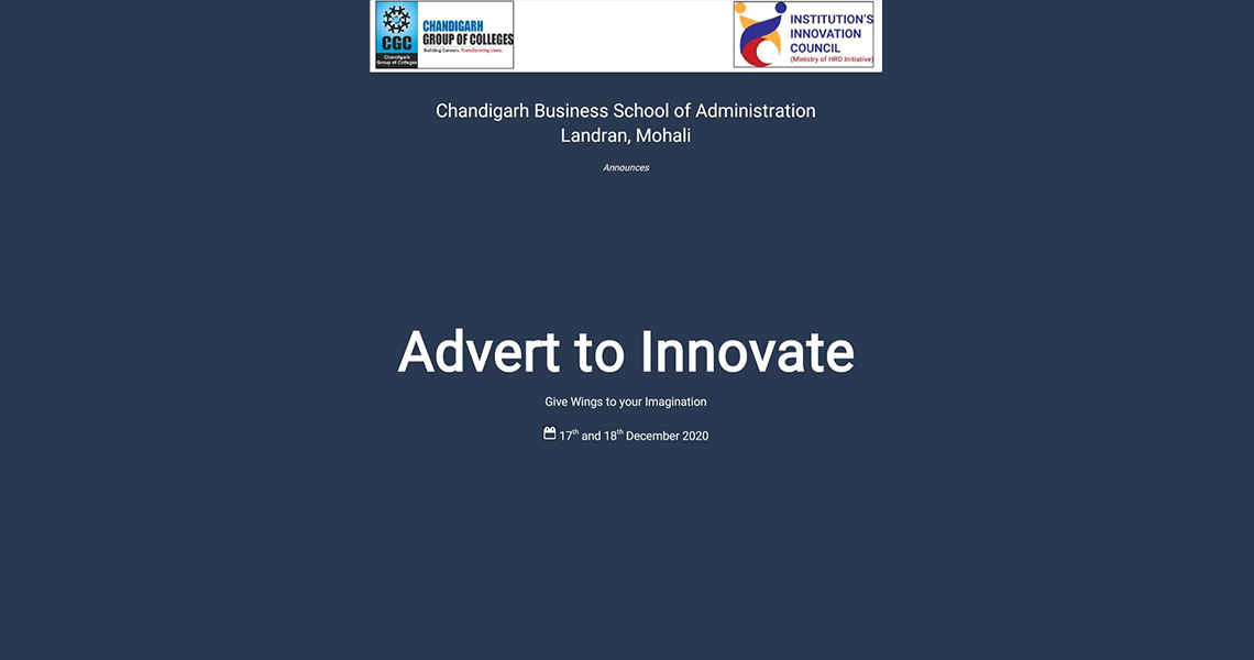 ADVERT TO INNOVATE 