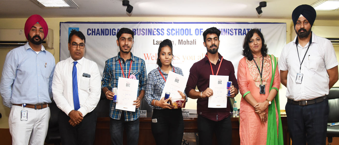 MBA Department  Quizard  Season-3 In Association with Business Standard 