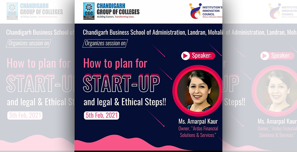 “How to Plan Start-Up & its Ethical & Legal Aspects” 