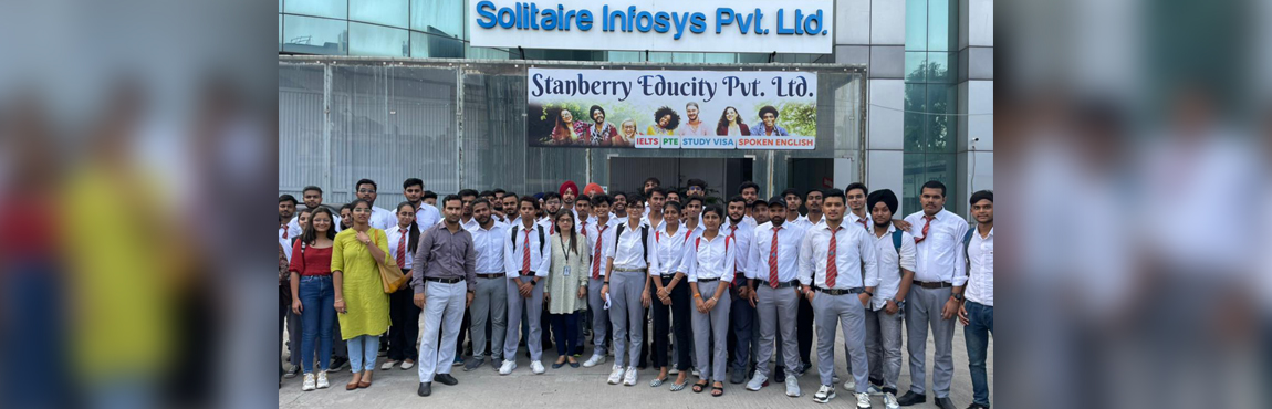 Industrial Visit to “Solitaire Infosys Pvt. Ltd.” 