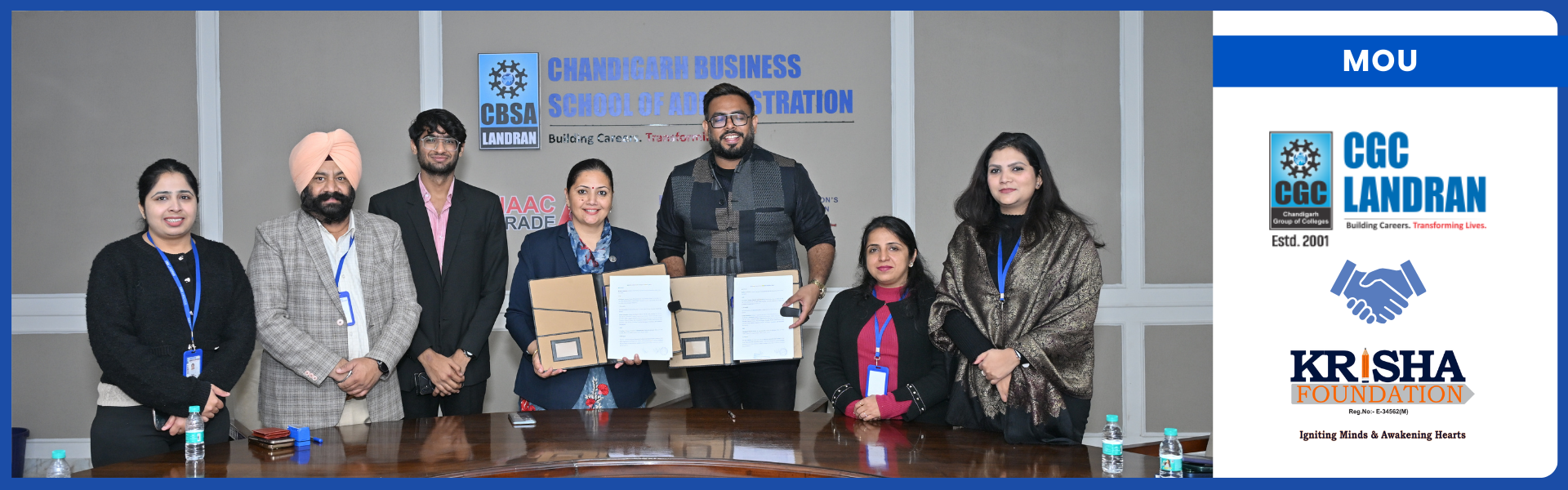 MoU Signing with Krisha Foundation  &  Expert Talk on SMARTs Investor Awareness Program 