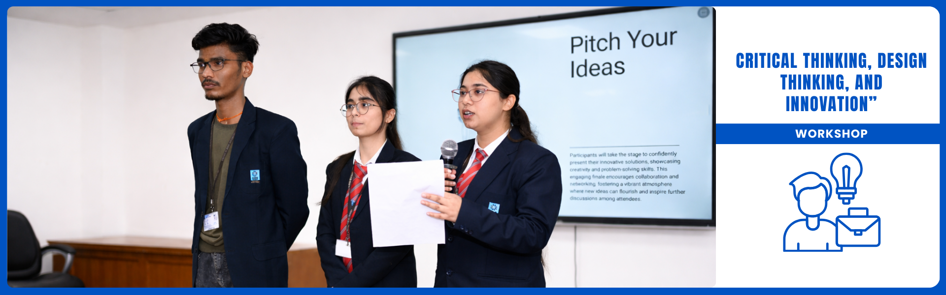 Workshop on Critical Thinking, Design Thinking, and Innovation 