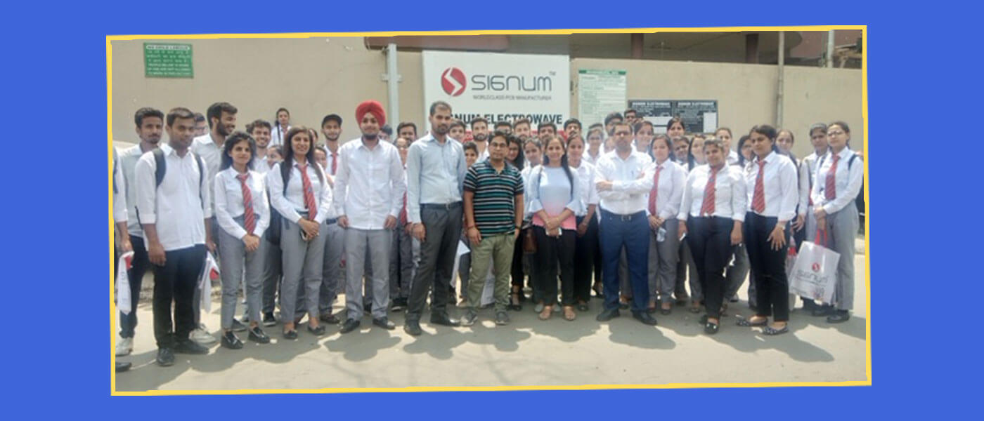 MBA Department  Industrial Visit to Signum Electowave, Baddi On  8th August, 2019 