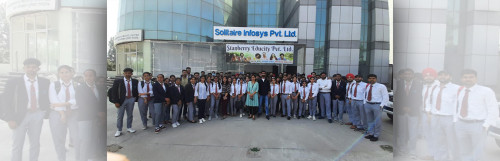 Industrial Visit to “Solitaire Infosys Pvt. Ltd.”