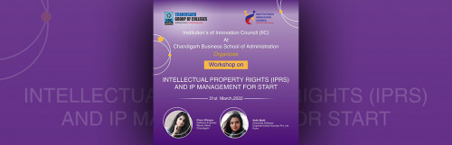 Intellectual Property Rights (IPRs) and IP management for startup